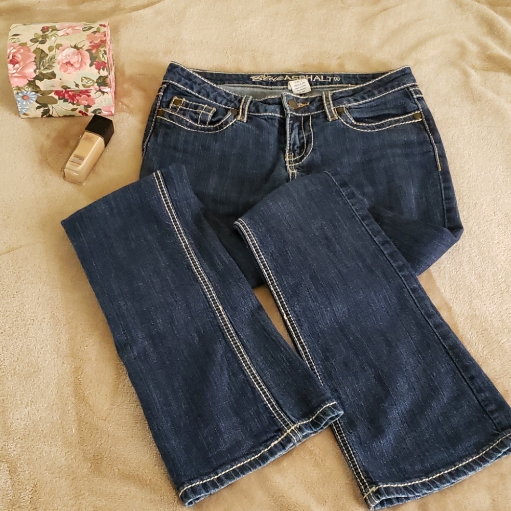 Dark Blue Asphalt Jeans